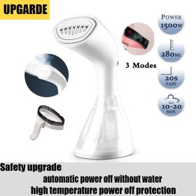 Ironing Steam Iron Handheld Garment Steamer Hand-Held Fabric 1500W Vertical Portable High Quality Home Travelling For Clothes (Ships From: Poland, Color: 802-white)