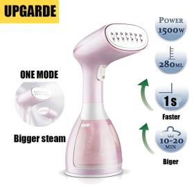 Ironing Steam Iron Handheld Garment Steamer Hand-Held Fabric 1500W Vertical Portable High Quality Home Travelling For Clothes (Ships From: Russian Federation, Color: 801-pink)