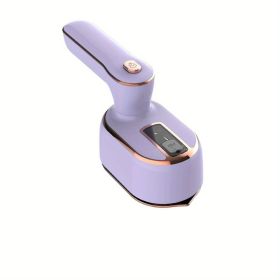 1pc Ironing Machine, Wet And Dry Dual-use Folding Handheld Hanging Ironing Machine Household Electric Iron High-power Steam Ironing Machine (Color: Purple)