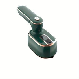 1pc Ironing Machine, Wet And Dry Dual-use Folding Handheld Hanging Ironing Machine Household Electric Iron High-power Steam Ironing Machine (Color: Green)