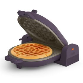 Nonstick Interior Waffle Maker kitchenware (Color: Plum)