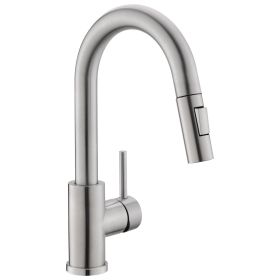 New 304 Stainless Steel Faucet Modern Bar Faucet (Color: Stainless steel)
